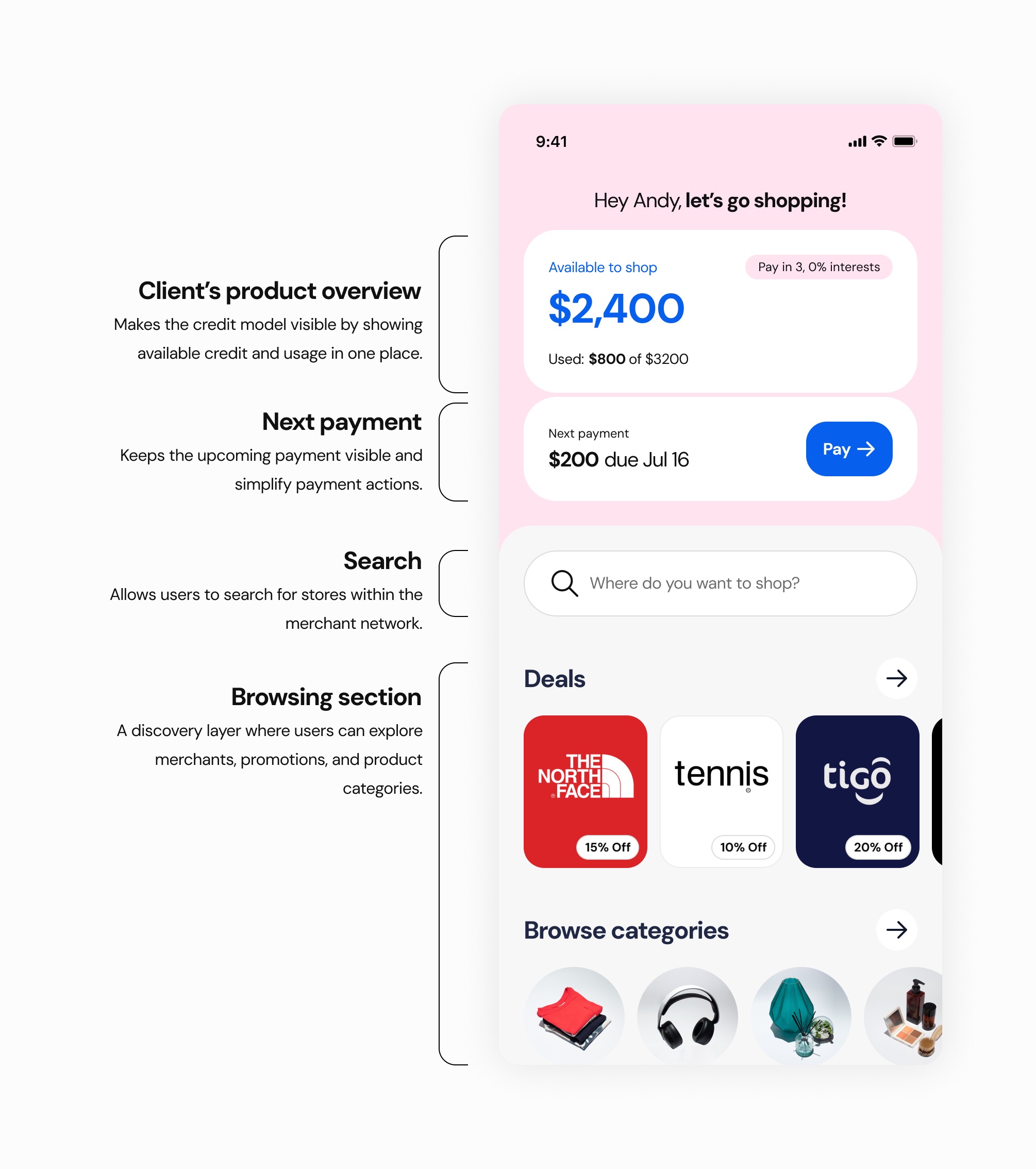 Final MVP home screen